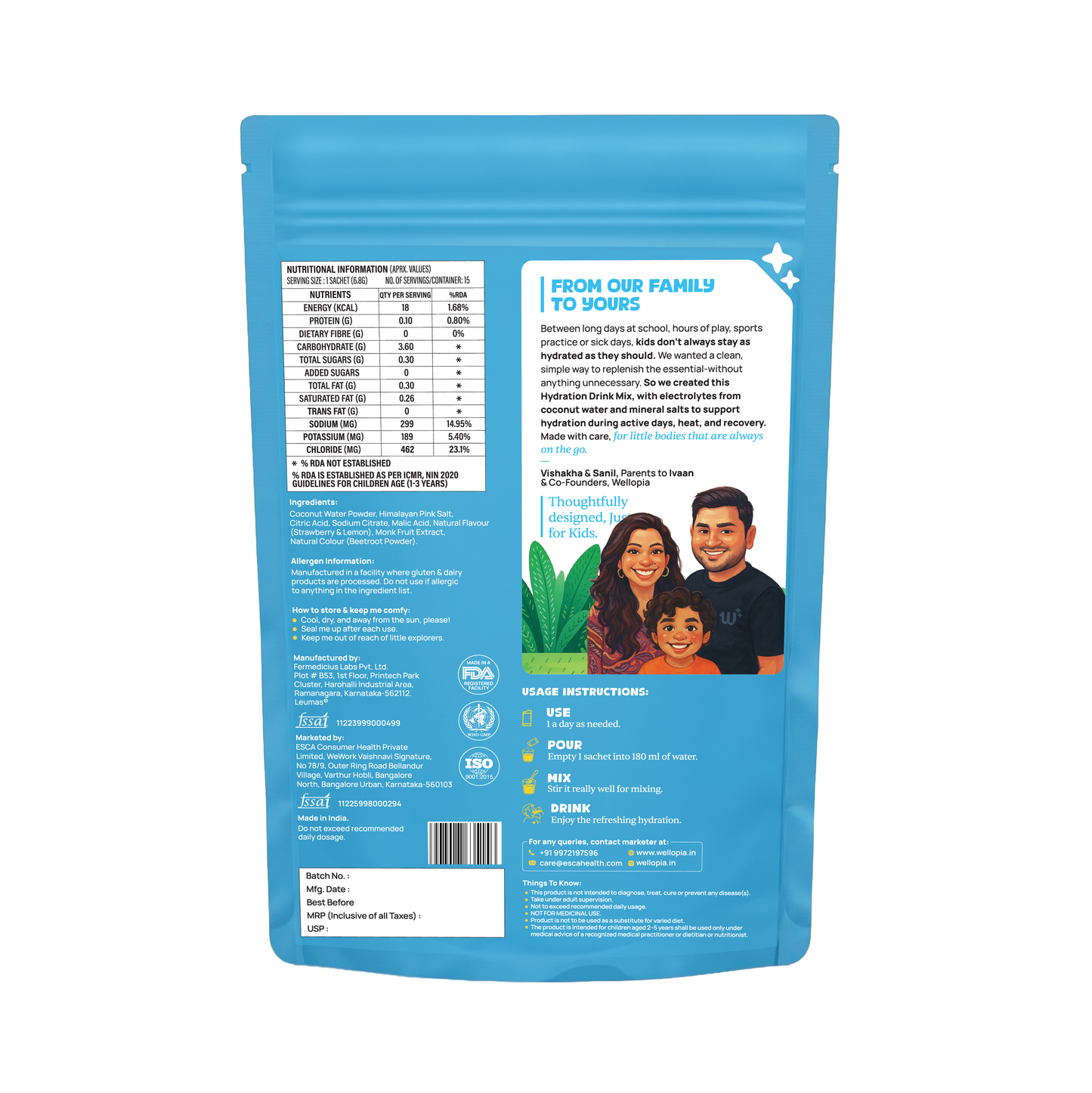 Hydration Drink Mix (Ages 2+)