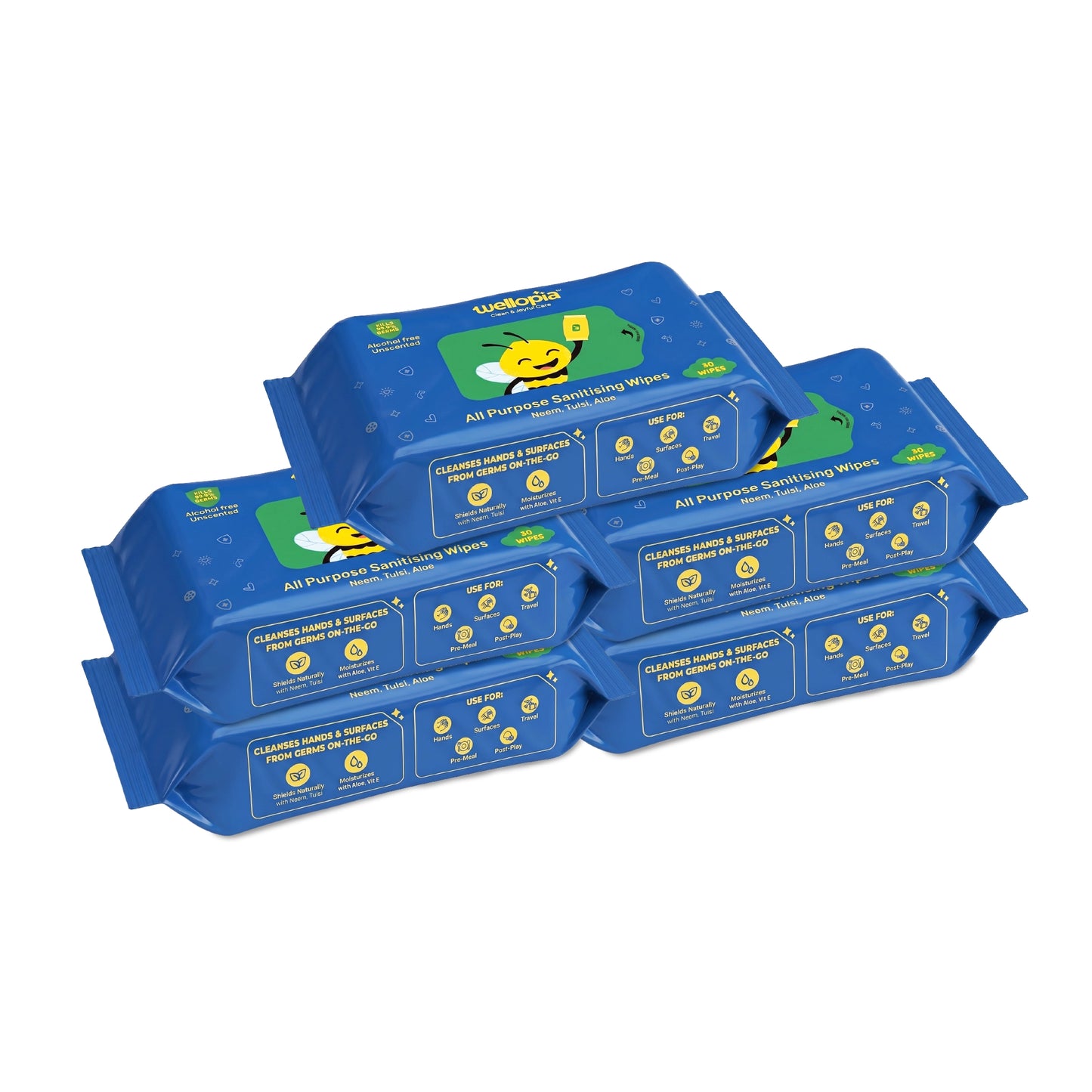 All purpose Sanitising Wipes, 30 Count (Ages 6 Months+)