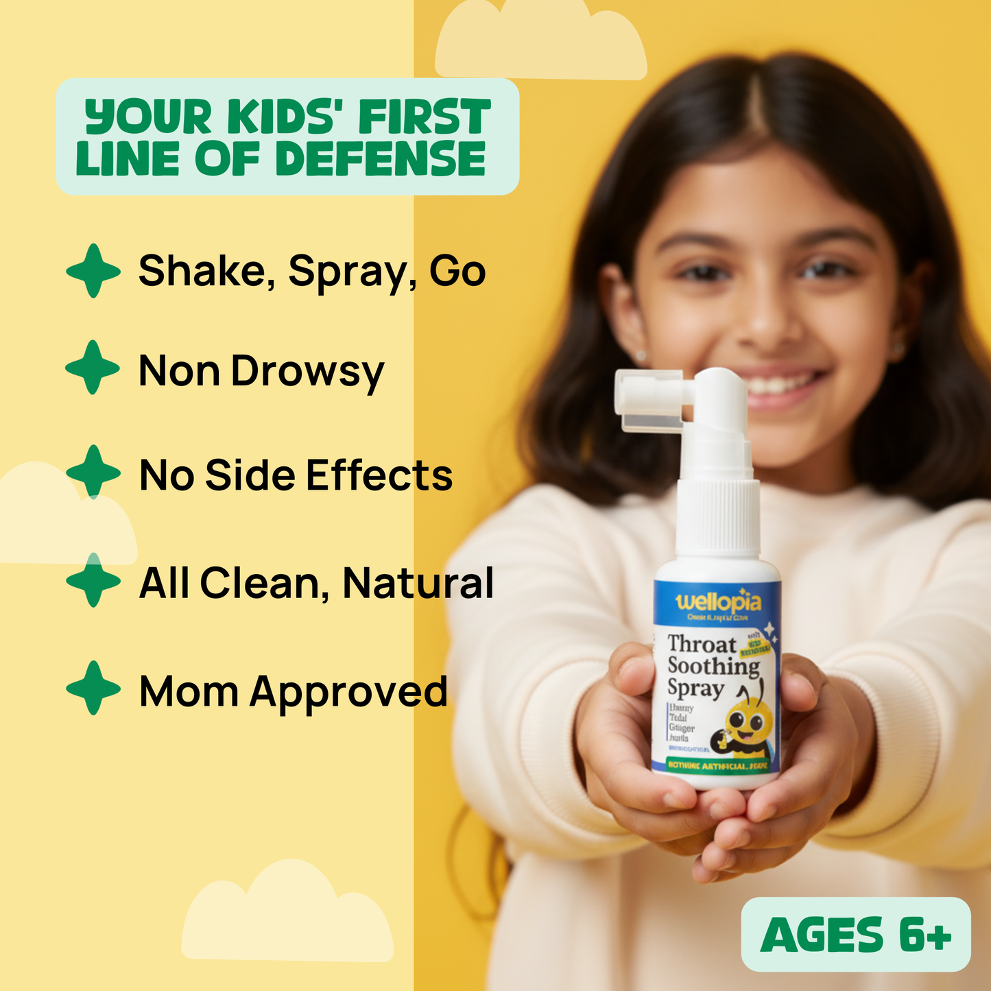 Kids' Propolis Throat Soothing Spray (Ages 6+), 240 Sprays