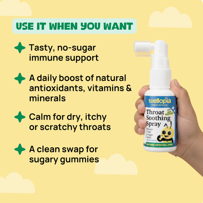Kids' Propolis Throat Soothing Spray (Ages 6+), 240 Sprays