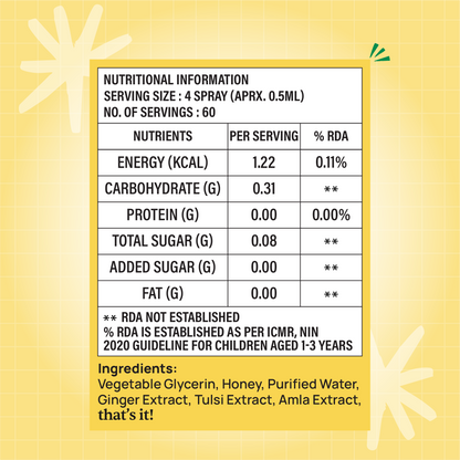 Throat Soothing Spray (Ages 2+), 240 Sprays