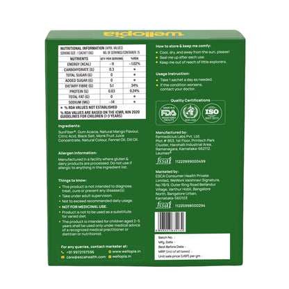 Tummy Ease Drink Mix for Kids (Ages 2+) | Prebiotic Fiber for Digestion & Constipation Relief