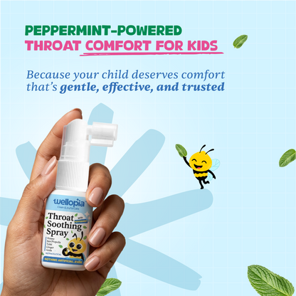 Peppermint Throat Soothing Spray (Ages 6+), 240 Sprays