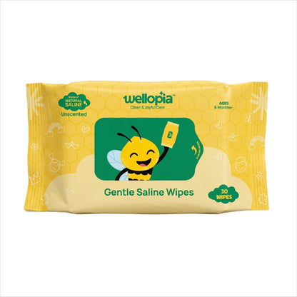 Saline Wet Wipes, 30 Count (Ages 6 Months+)