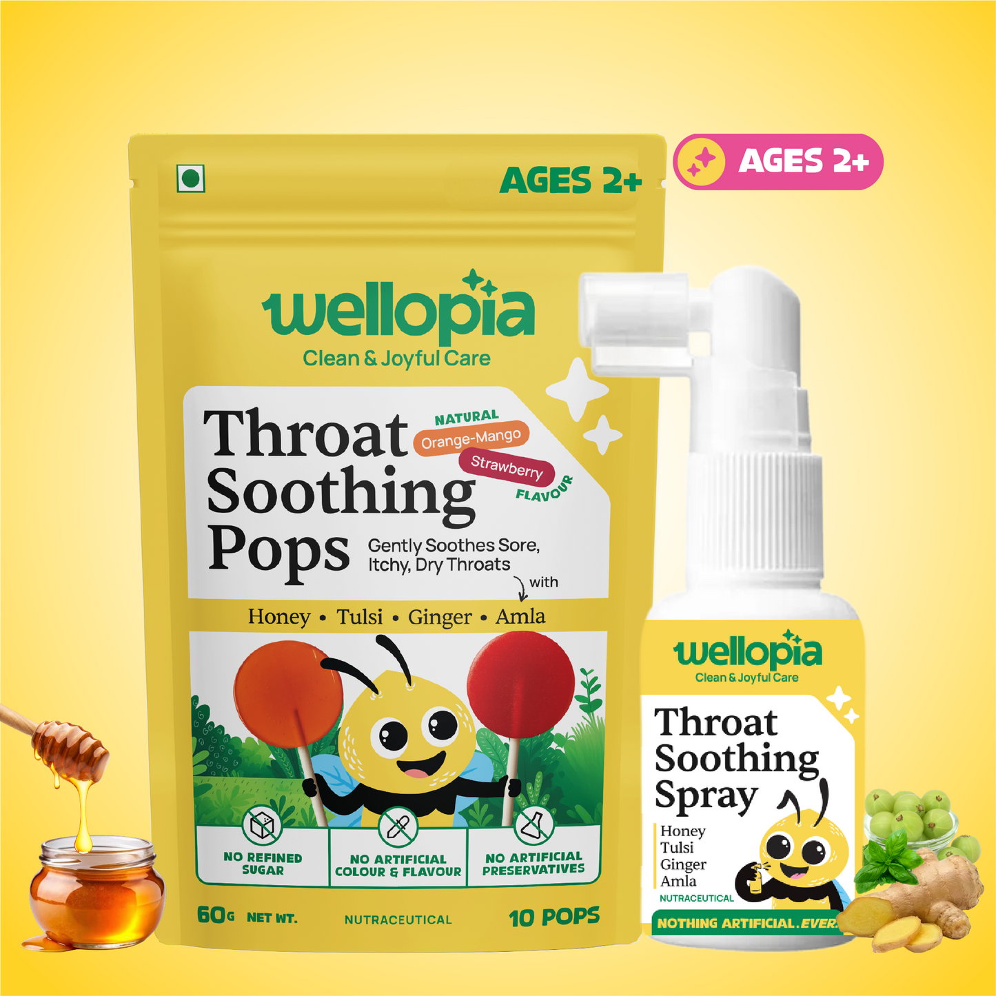 Kid's 2-Step Throat Care Ritual (Ages 2+)