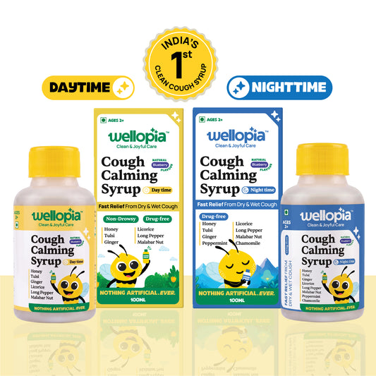 Day & Night Cough Care Duo |  Calm Their Cough, Comfort Their Day & Night.
