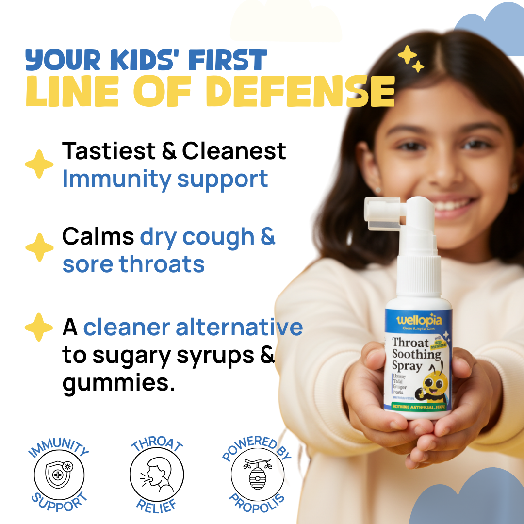 Kids' Propolis Throat Soothing Spray (Ages 6+), 240 Sprays