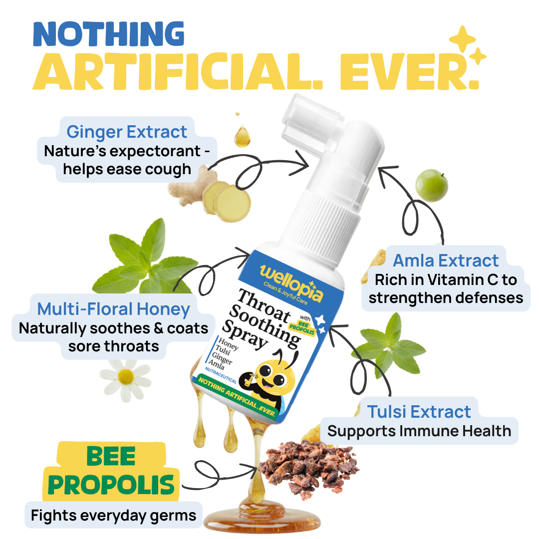 Kids' Propolis Throat Soothing Spray (Ages 6+), 240 Sprays
