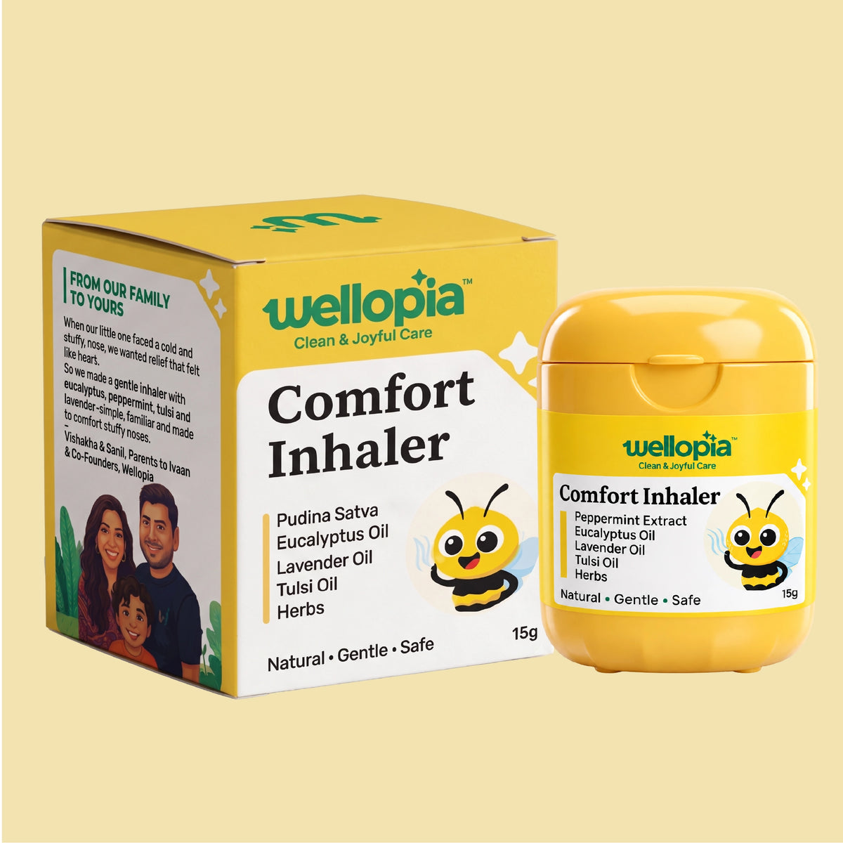Comfort Inhaler | Plant-Based Aromatic Relief for Stuffy Noses