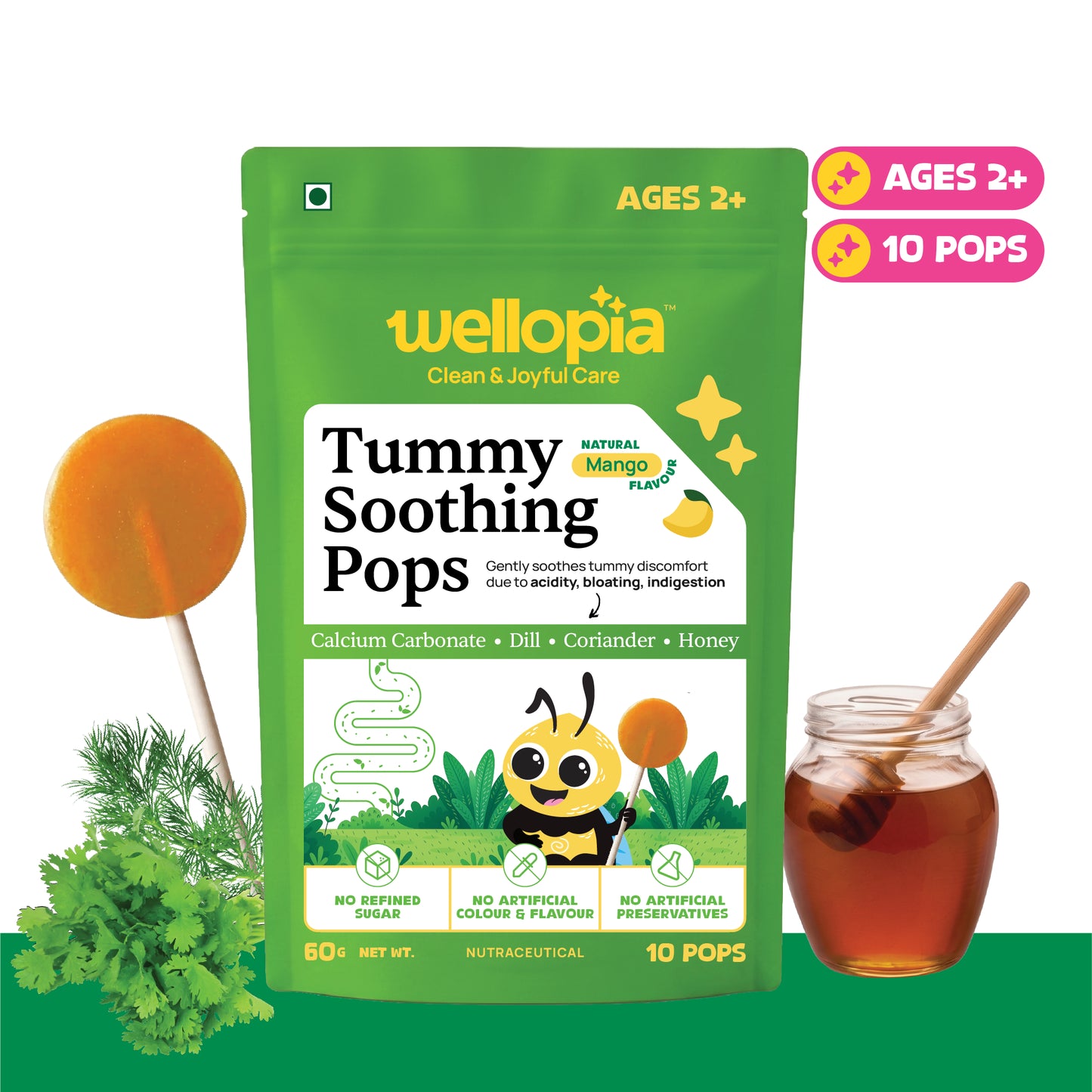 Tummy Soothing Pops (Ages 2+)