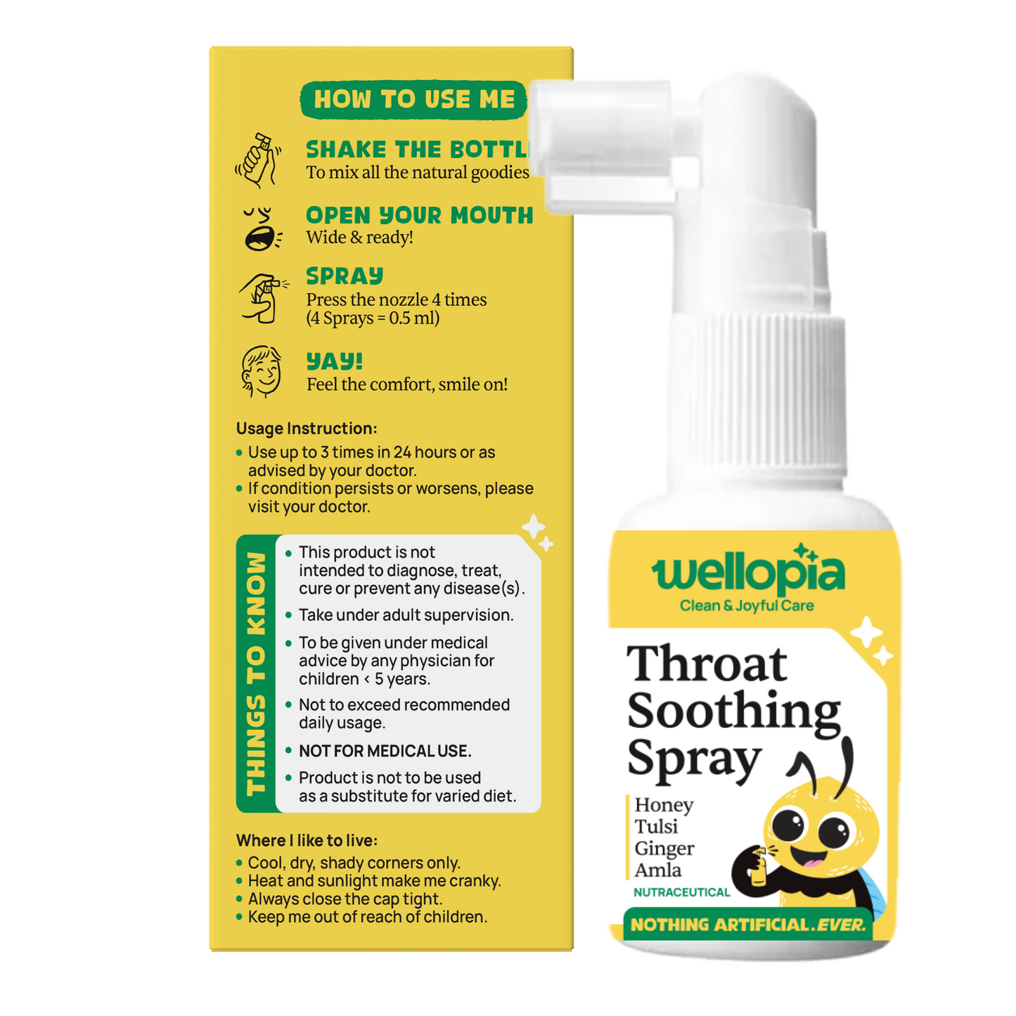 Kids' Throat Soothing Spray (Ages 2-6), 240 Sprays