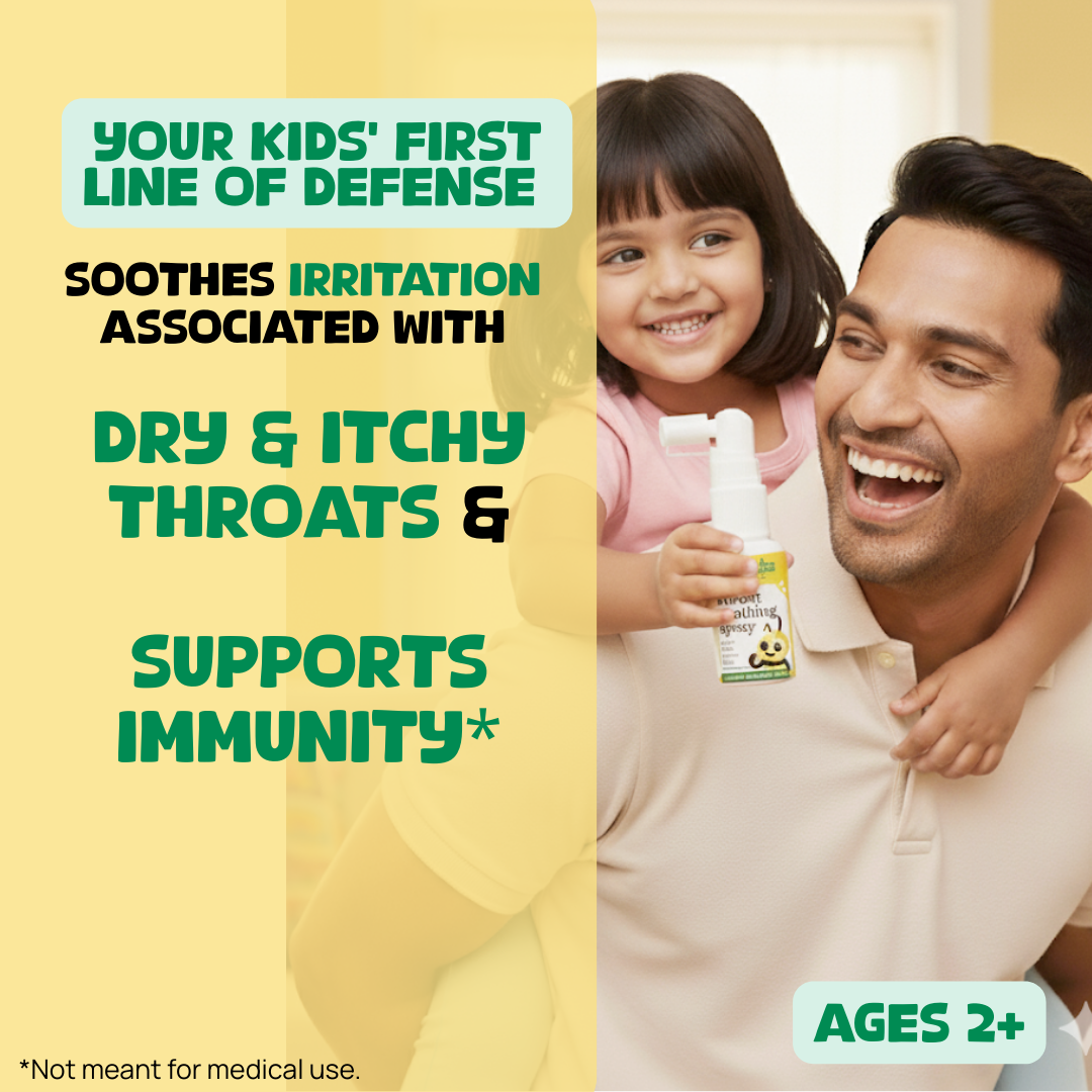 Kids' Propolis Throat Soothing Spray (Ages 6+), 240 Sprays