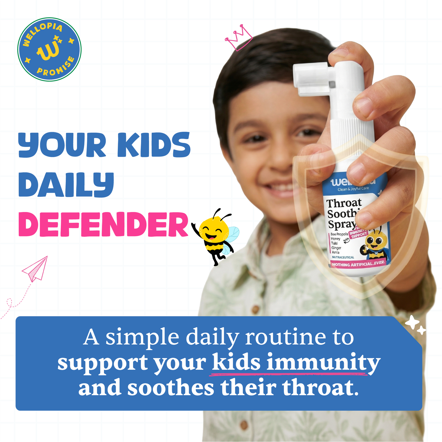 Daily Throat Care Spray (Ages 2+), 240 Sprays