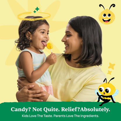 Kid's Throat Soothing Pops (Ages 3+), 10 Pops Per Pack