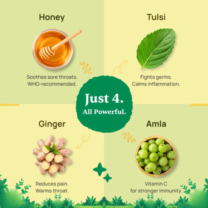 Kid's Throat Soothing Pops (Ages 3+), 10 Pops Per Pack