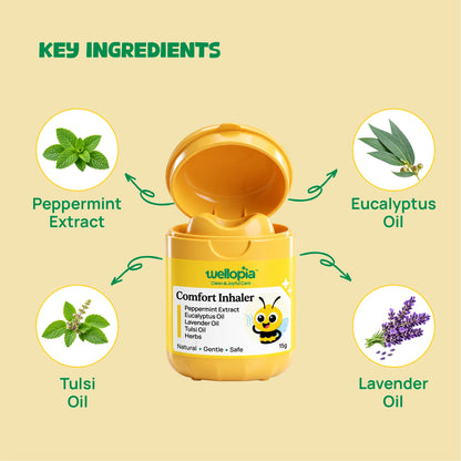 Comfort Inhaler | Plant-Based Aromatic Relief for Stuffy Noses