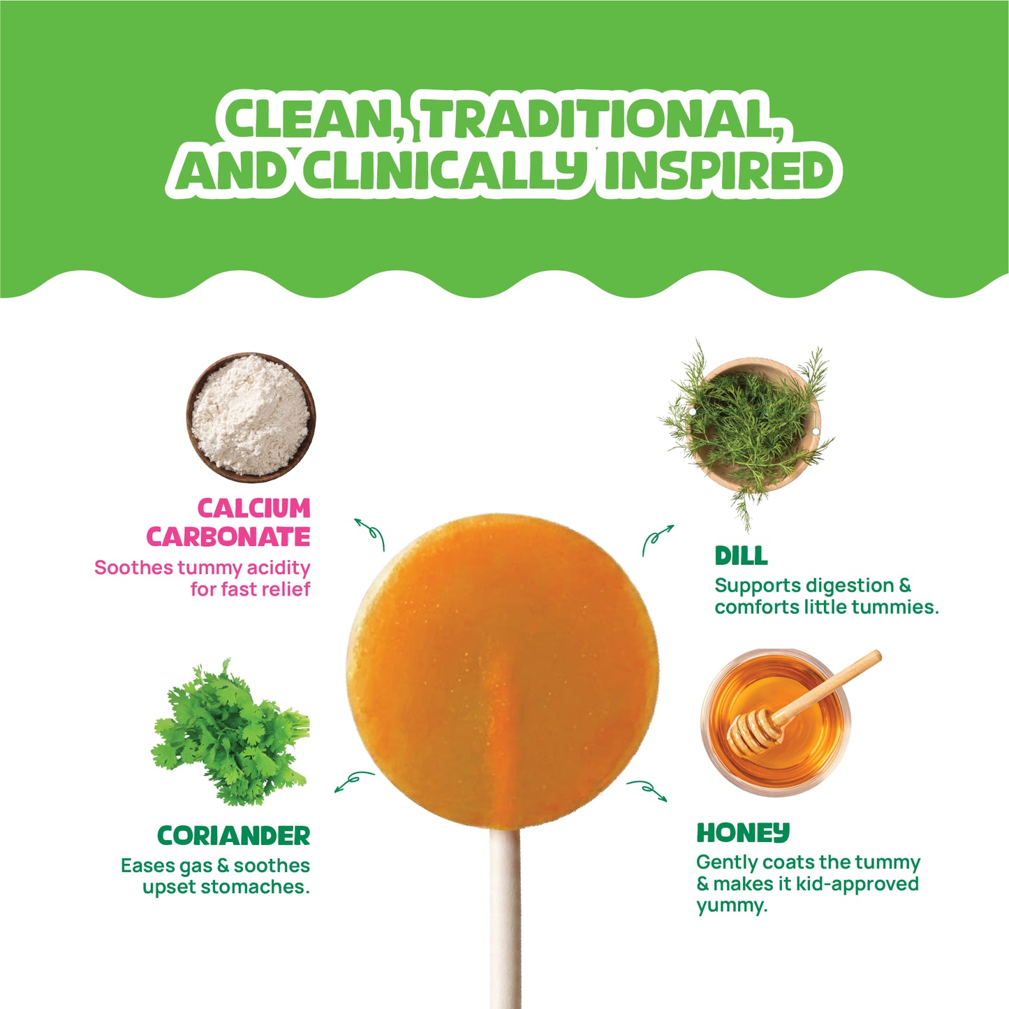 Tummy Soothing Pops (Ages 2+)