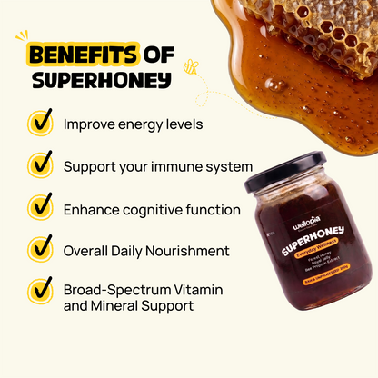 SuperHoney | Raw Forest Honey with Royal Jelly & Bee Propolis