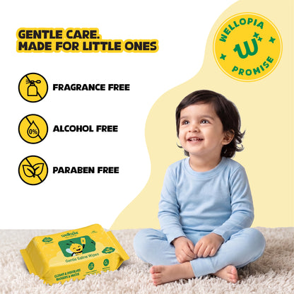 Saline Wet Wipes, 30 Count (Ages 6 Months+)