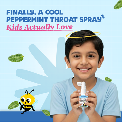 Peppermint Throat Soothing Spray (Ages 6+), 240 Sprays