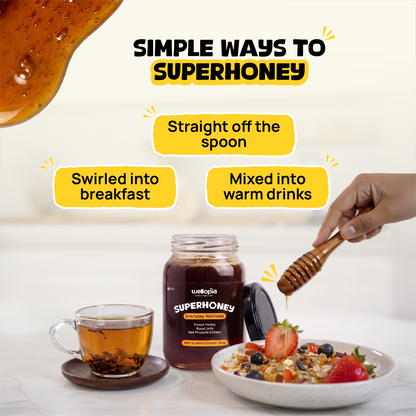 SuperHoney | Raw Forest Honey with Royal Jelly & Bee Propolis