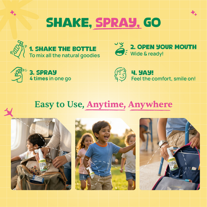 Throat Soothing Spray (Ages 2+), 240 Sprays