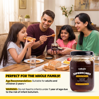 SuperHoney | Raw Forest Honey with Royal Jelly & Bee Propolis