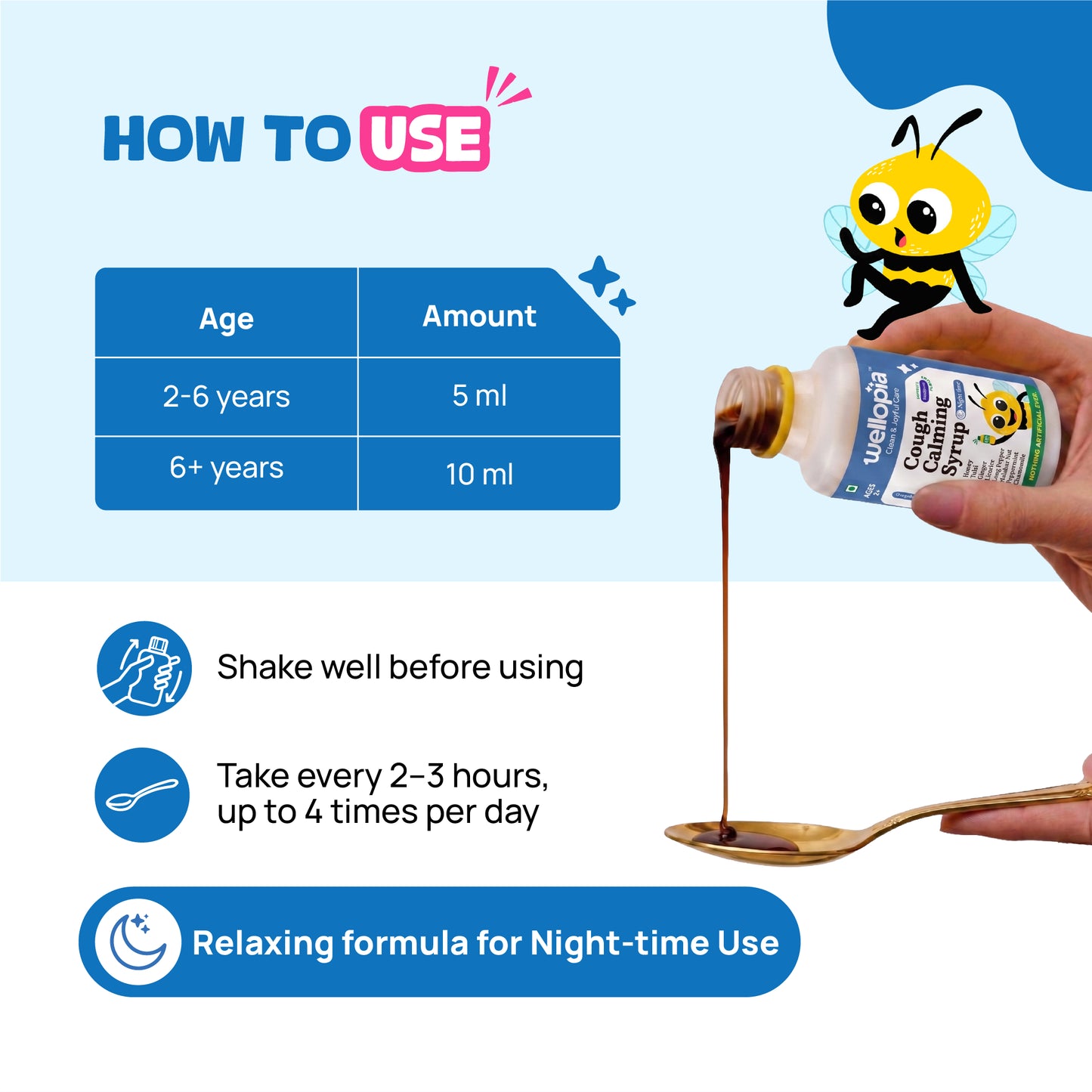 Cough Calming Syrup (Ages 2+) | Night time