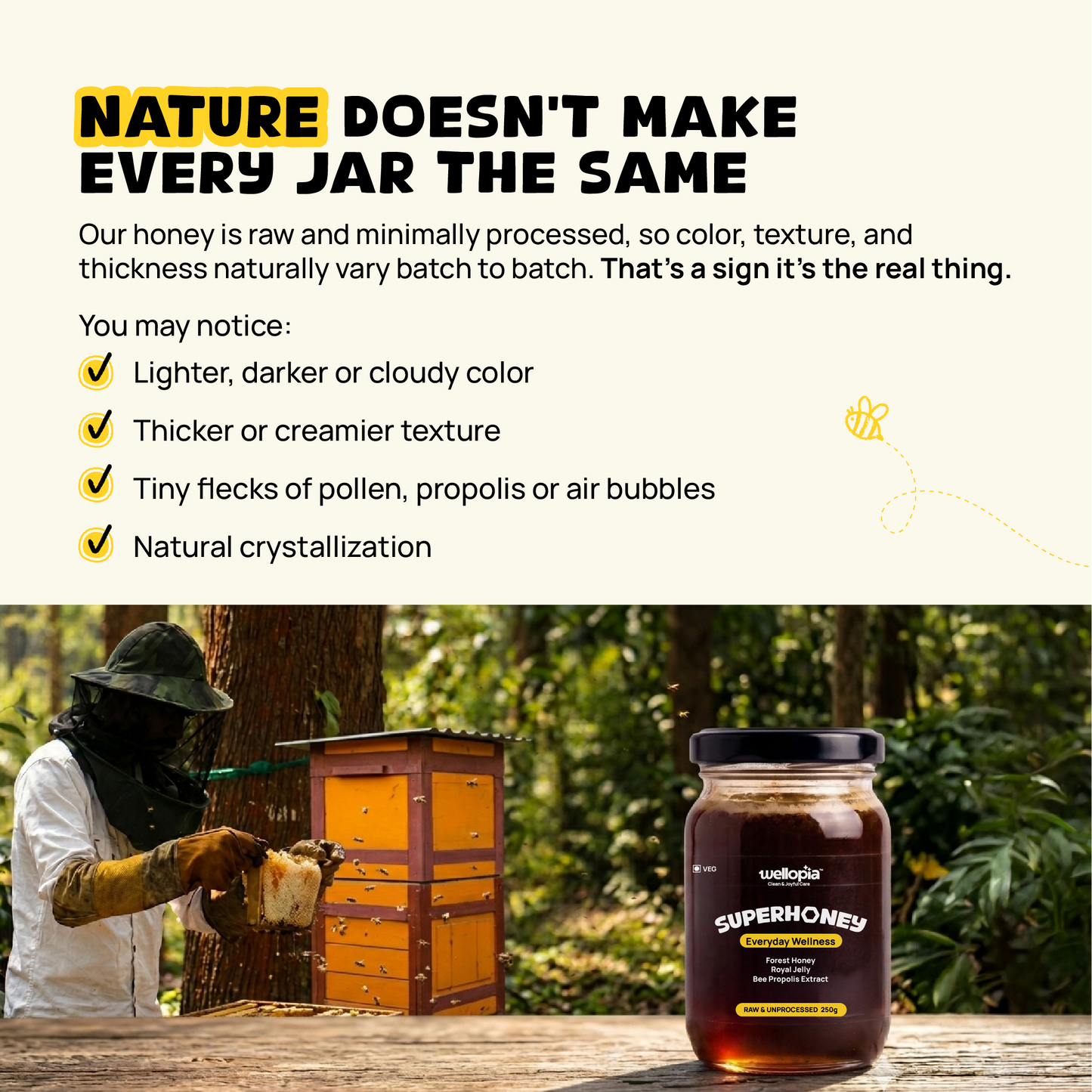 SuperHoney | Raw Forest Honey with Royal Jelly & Bee Propolis