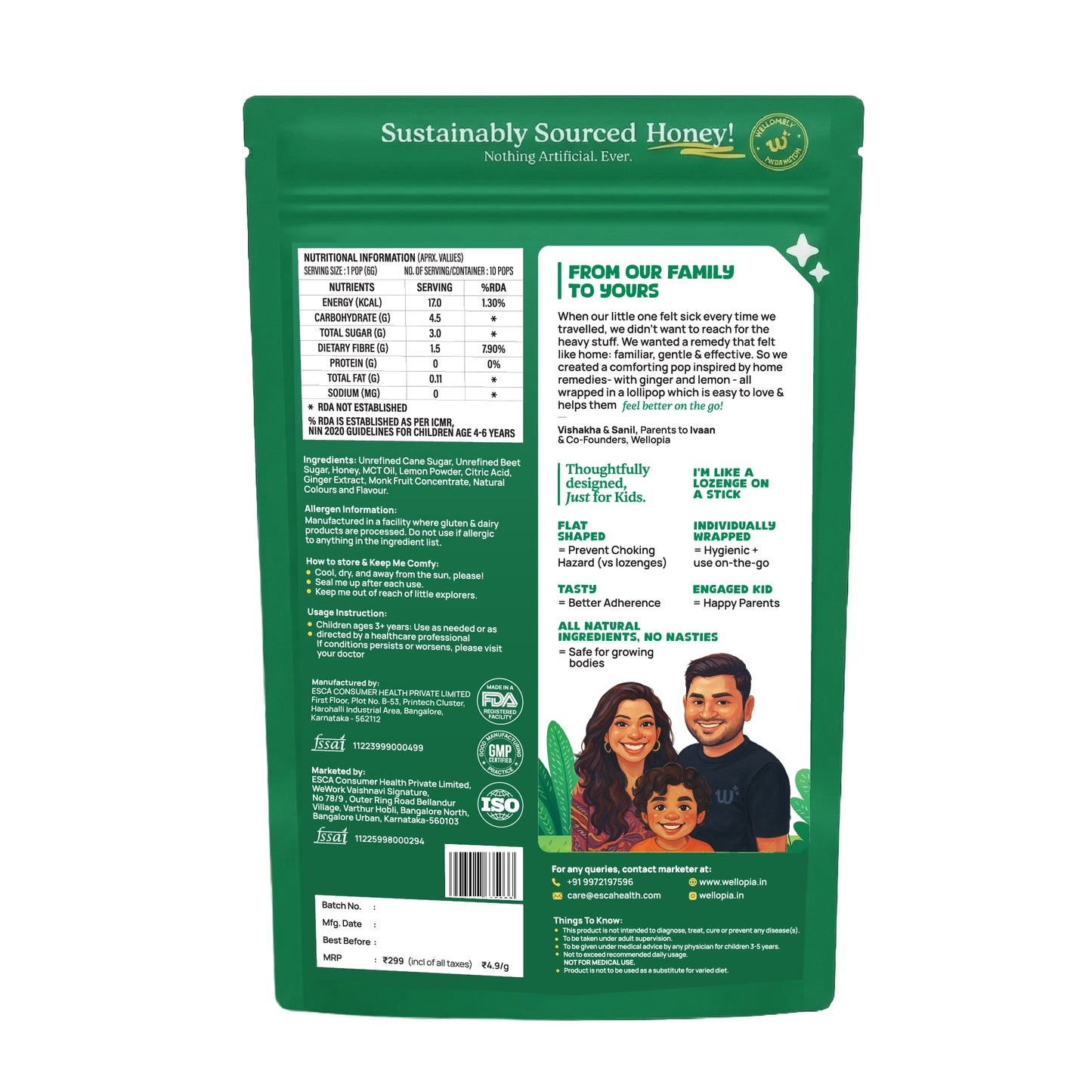 Travel Comfort Pops (Ages 3+)