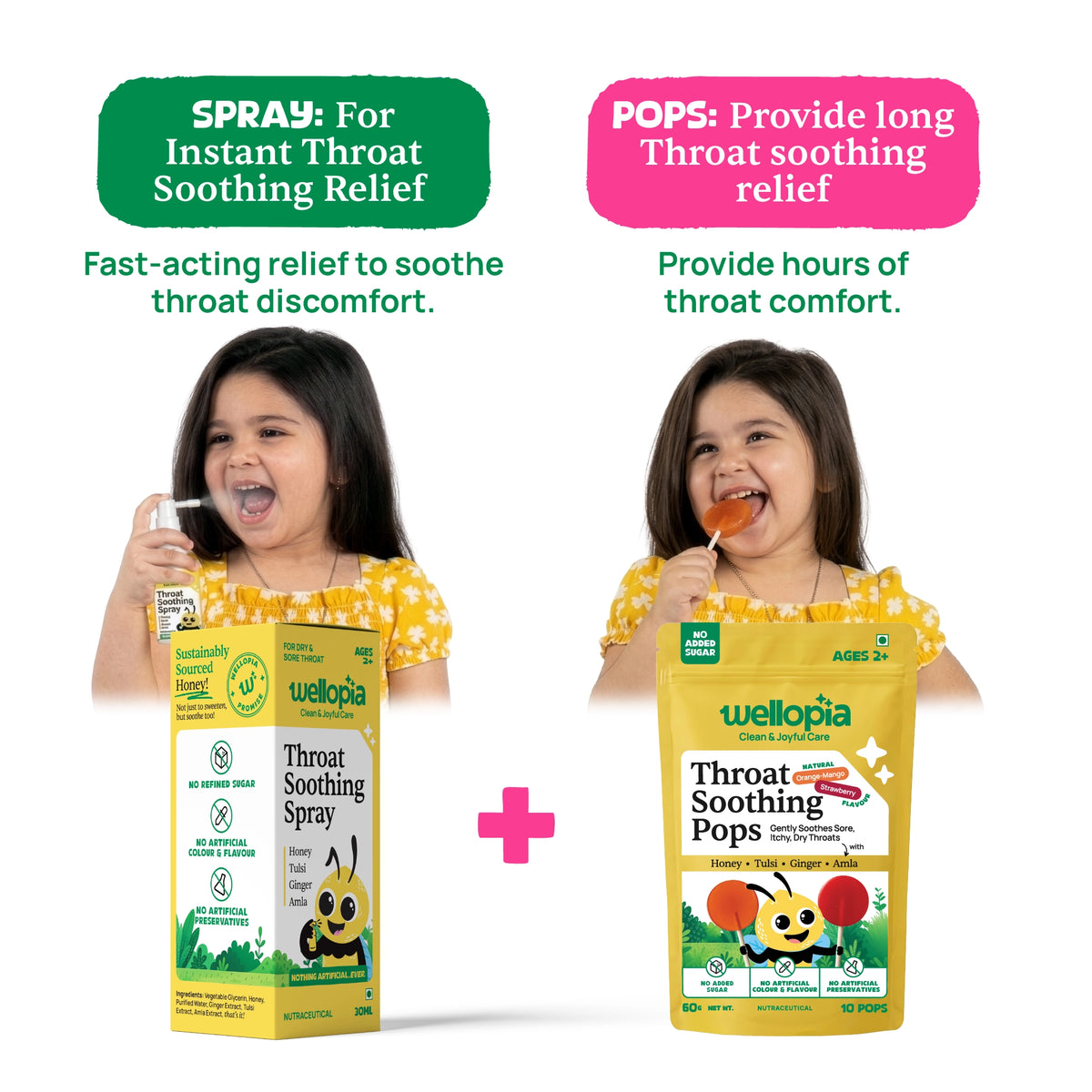 Kid's 2-Step Throat Care Ritual (Ages 2+)