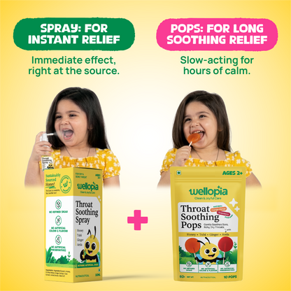 Kid's 2-Step Throat Care Ritual (Ages 2+)