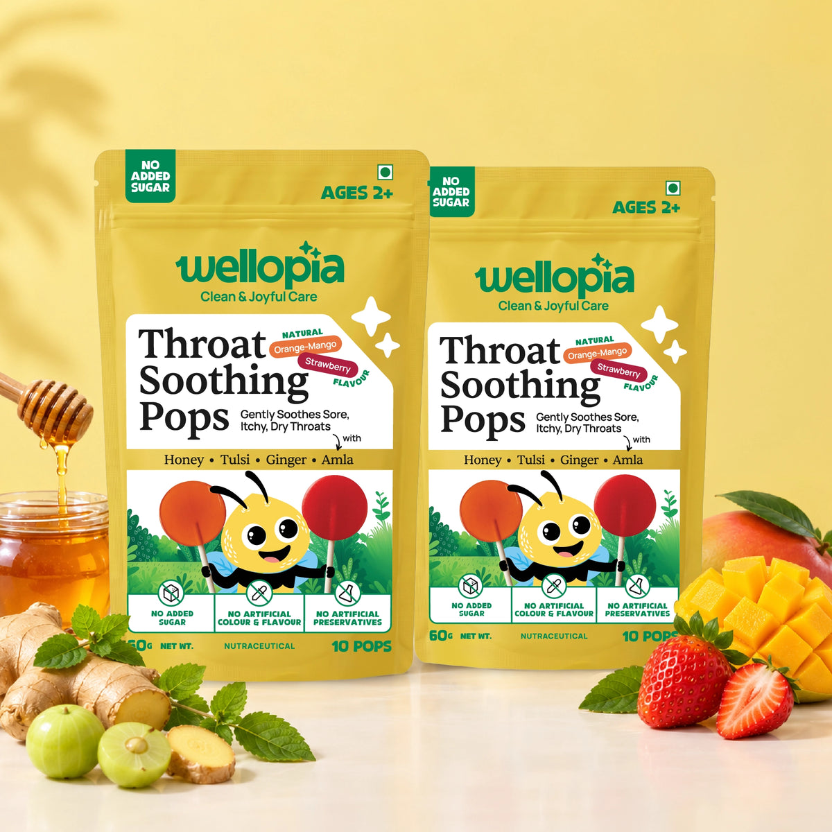 Throat Soothing Pops (Ages 2+)