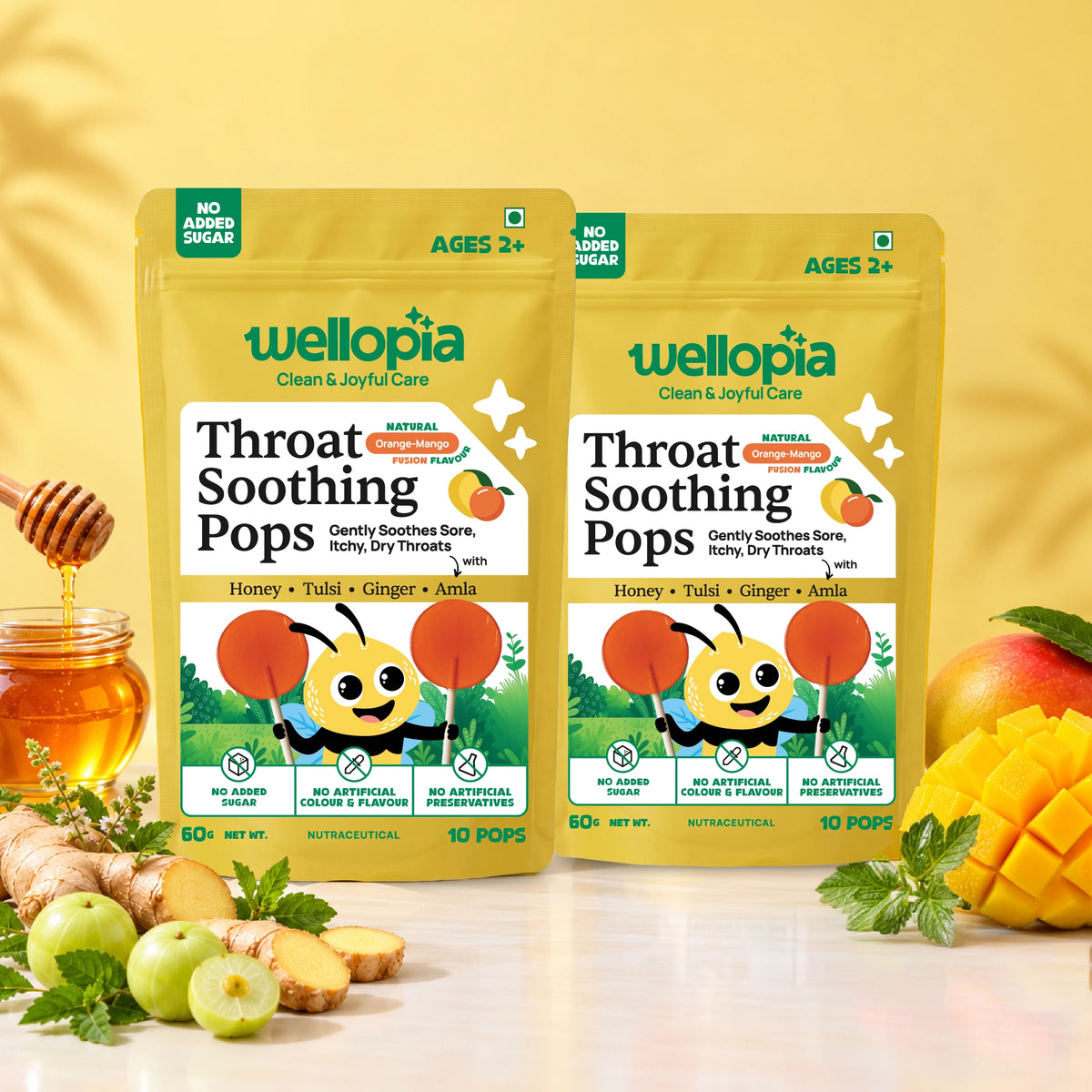 Throat Soothing Pops (Ages 2+)
