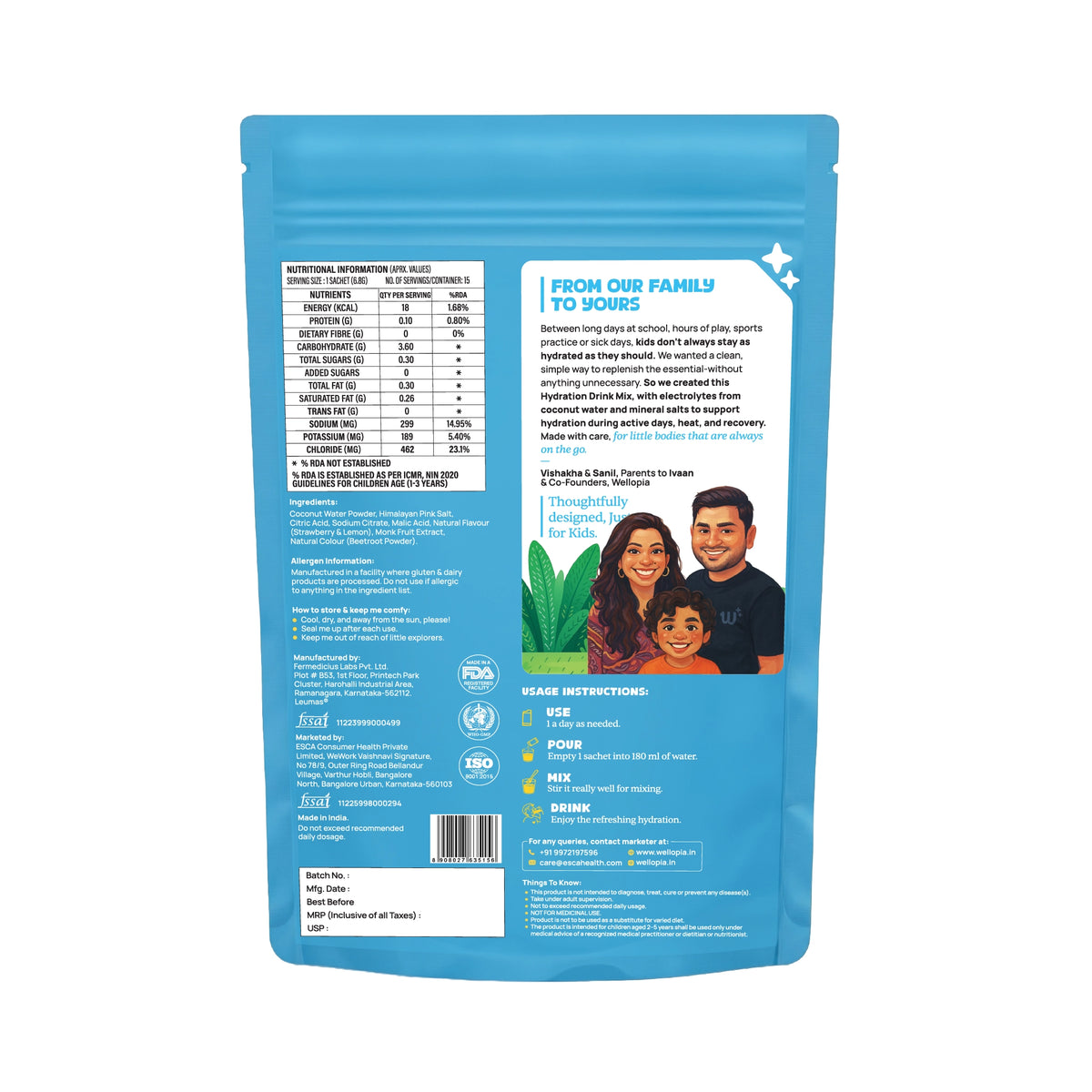 Hydration Drink Mix (Ages 2+)