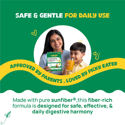 Tummy Ease Drink Mix for Kids (Ages 2+) | Prebiotic Fiber for Digestion & Constipation Relief