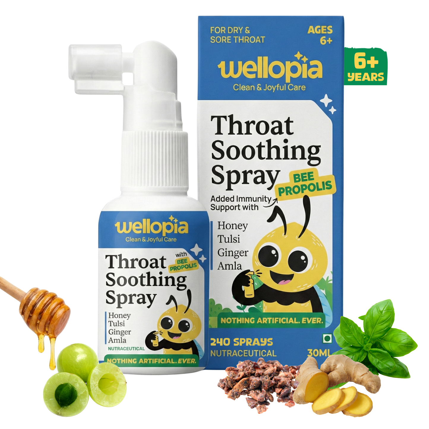 Kids' Propolis Throat Soothing Spray (Ages 6+), 240 Sprays