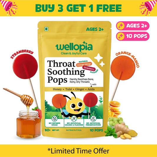 Throat Soothing Pops (Ages 2+)