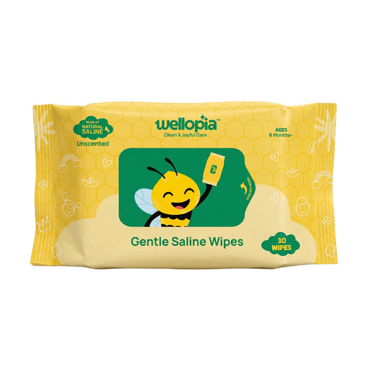 Saline Wet Wipes, 30 Count (Ages 6 Months+)