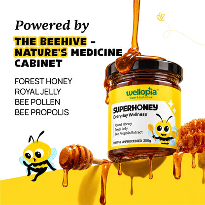 SuperHoney | Raw Forest Honey with Royal Jelly & Bee Propolis