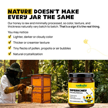 SuperHoney | Raw Forest Honey with Royal Jelly & Bee Propolis