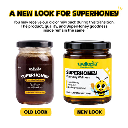 SuperHoney | Raw Forest Honey with Royal Jelly & Bee Propolis