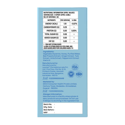 Peppermint Throat Soothing Spray | 240 Sprays