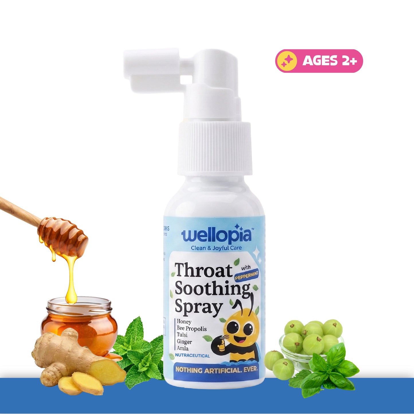 Peppermint Throat Soothing Spray (Ages 2+) | 240 Sprays