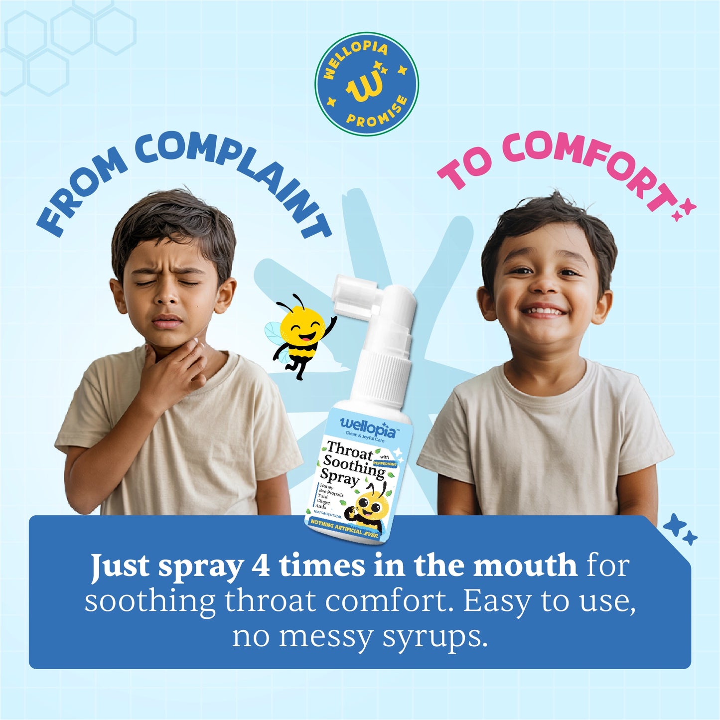 Peppermint Throat Soothing Spray (Ages 2+) | 240 Sprays