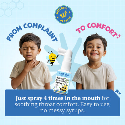 Peppermint Throat Soothing Spray (Ages 2+) | 240 Sprays