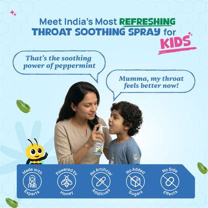 Peppermint Throat Soothing Spray (Ages 2+) | 240 Sprays