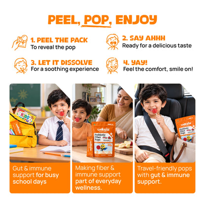 Prebiotic Fiber Pops | Ages 2+