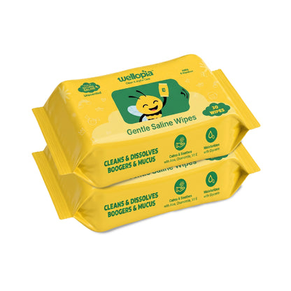 Saline Wet Wipes, 30 Count (Ages 6 Months+)