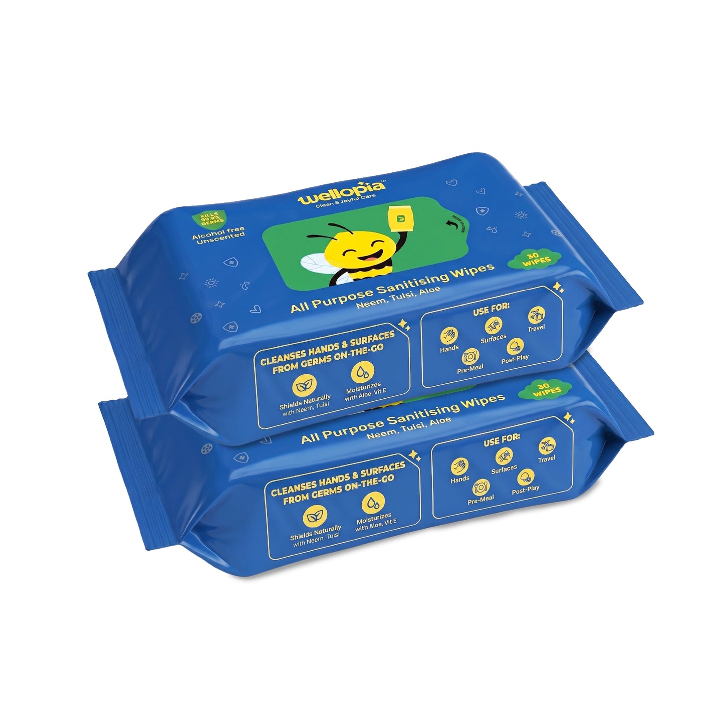 All purpose Sanitising Wipes, 30 Count (Ages 6 Months+)